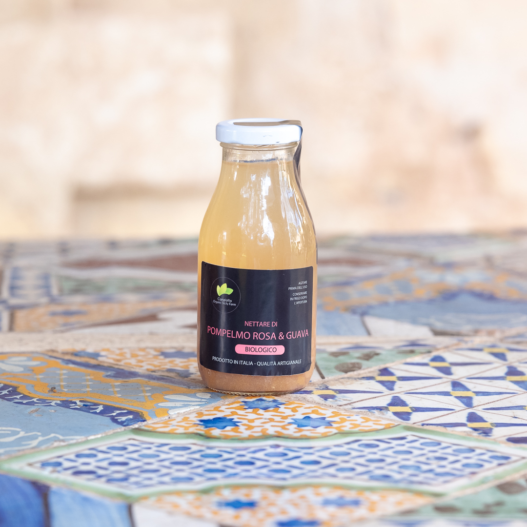 Nettare di Frutta Biologico di Pompelmo Rosa e Guava 